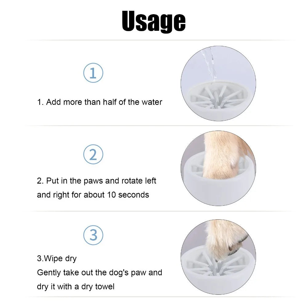 Silicone Paw Cleaner Cup