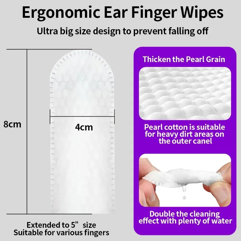 Pet Ear Care Finger Wipes