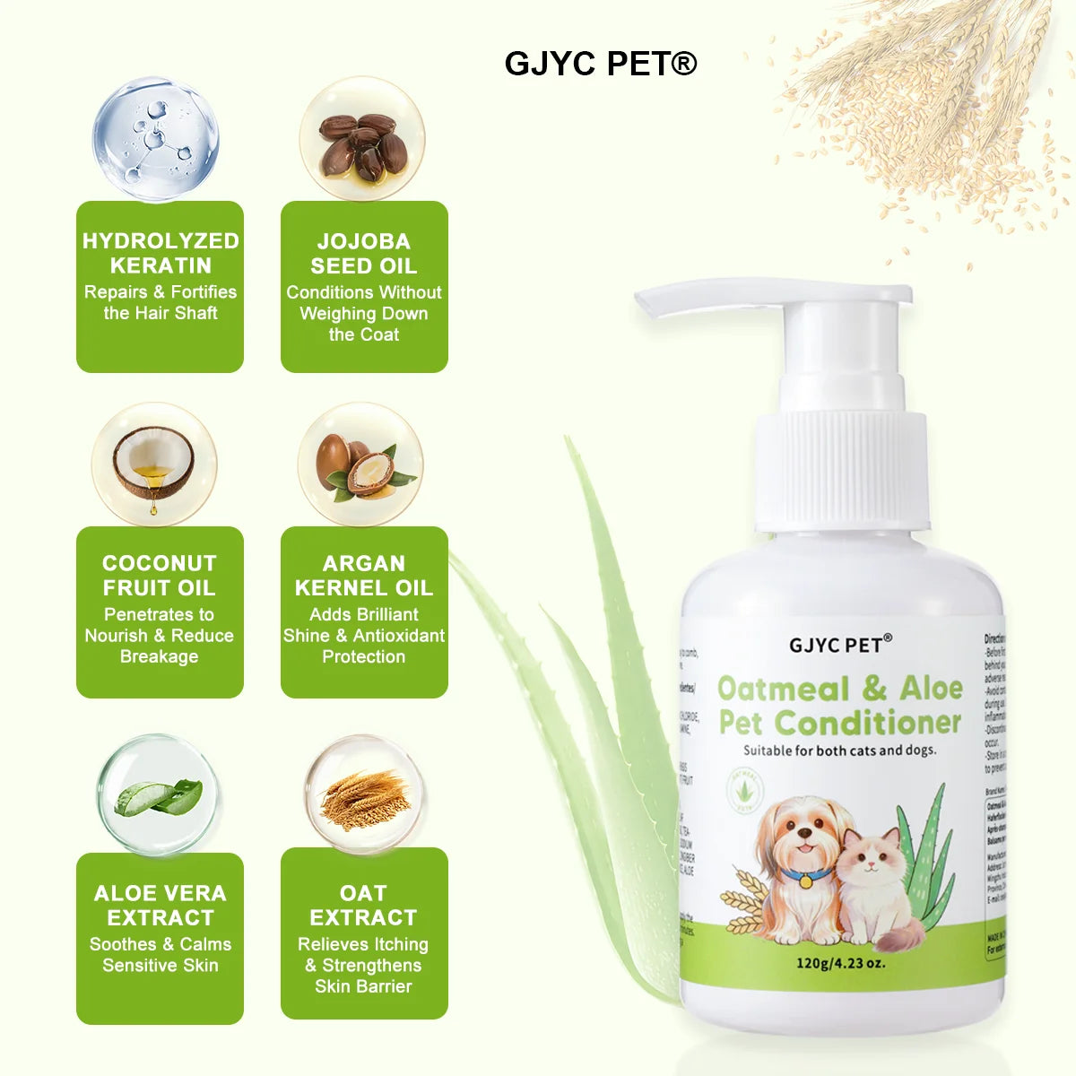 Oatmeal and Aloe Coat Softening Conditioner