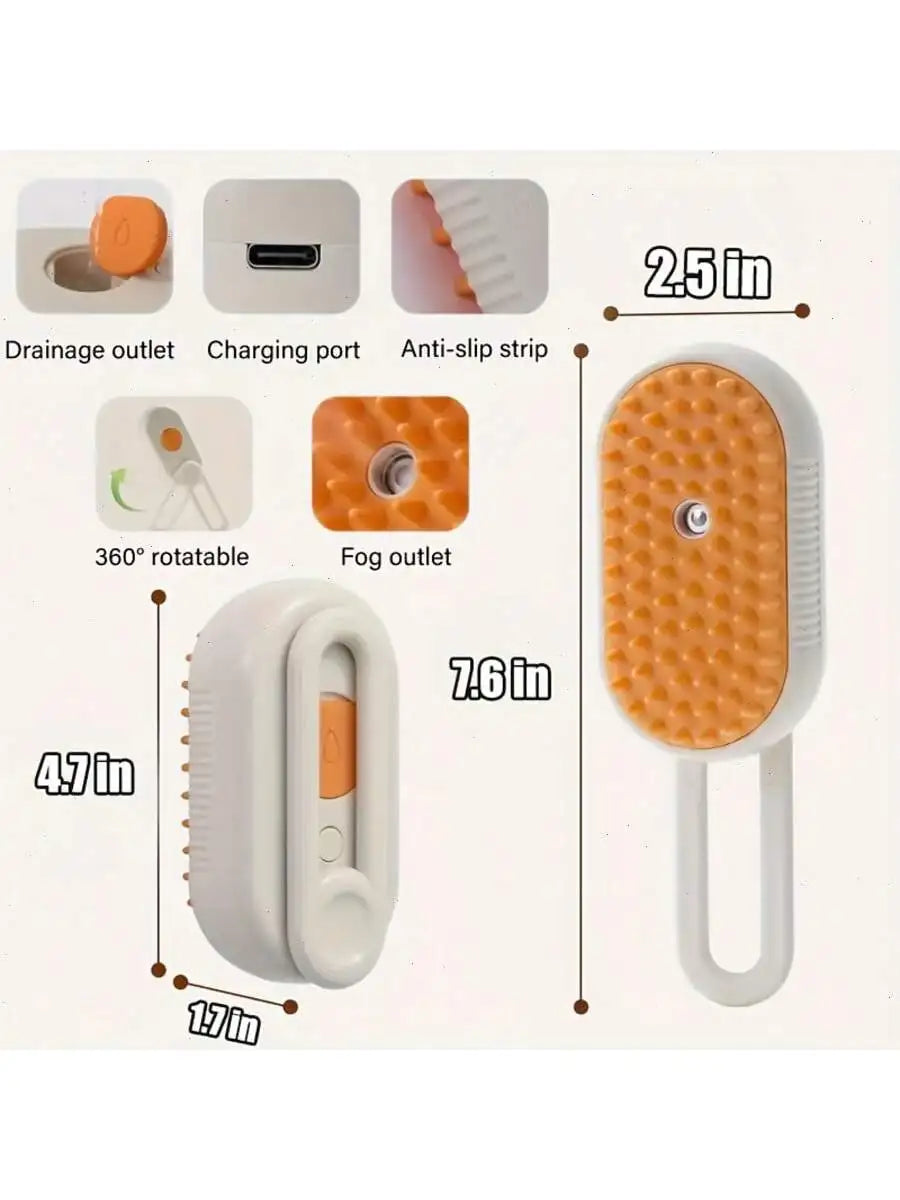Steam Grooming Brush